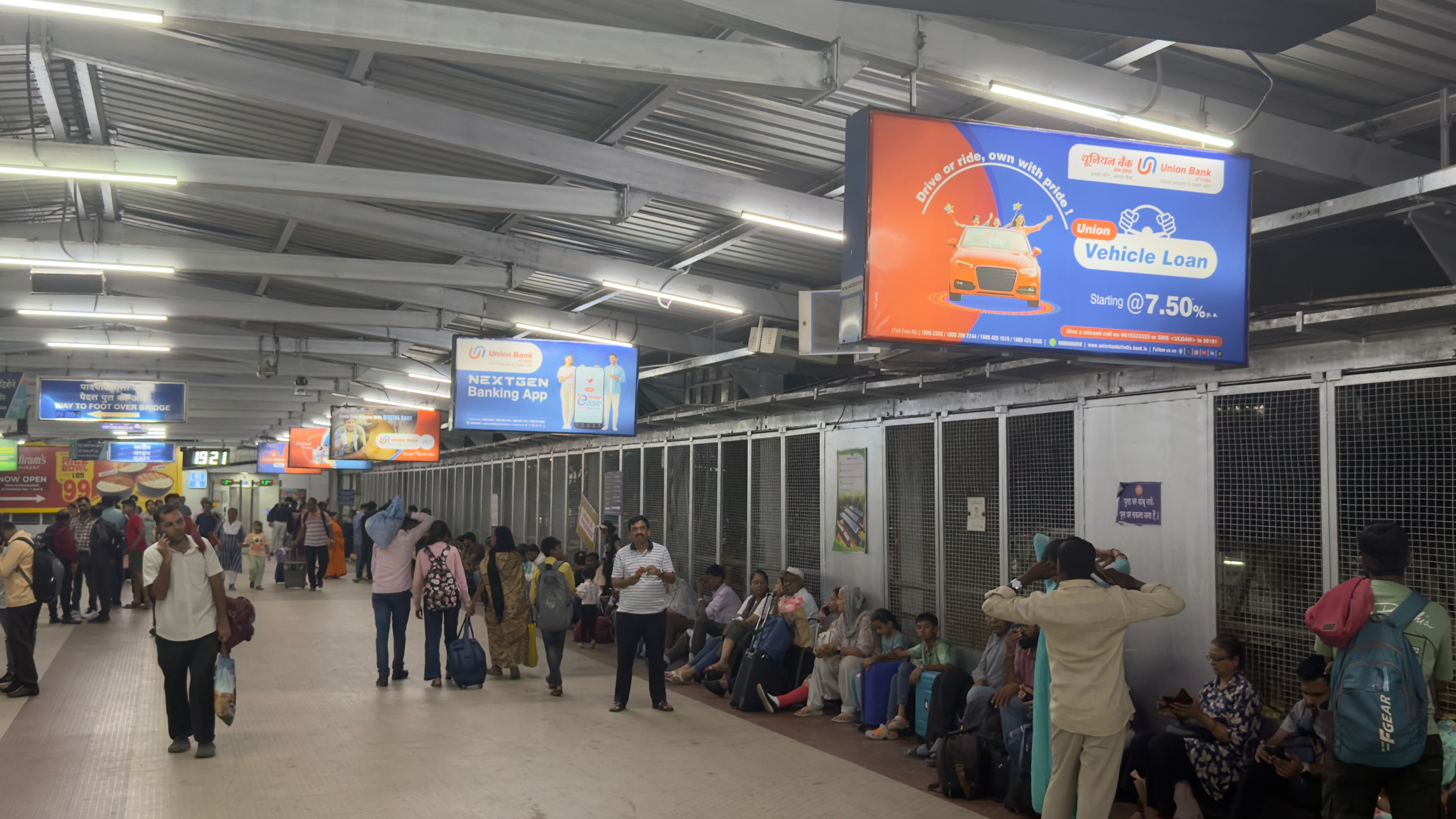 Union Bank Vehicle Loan campaign at Pune Station FOB