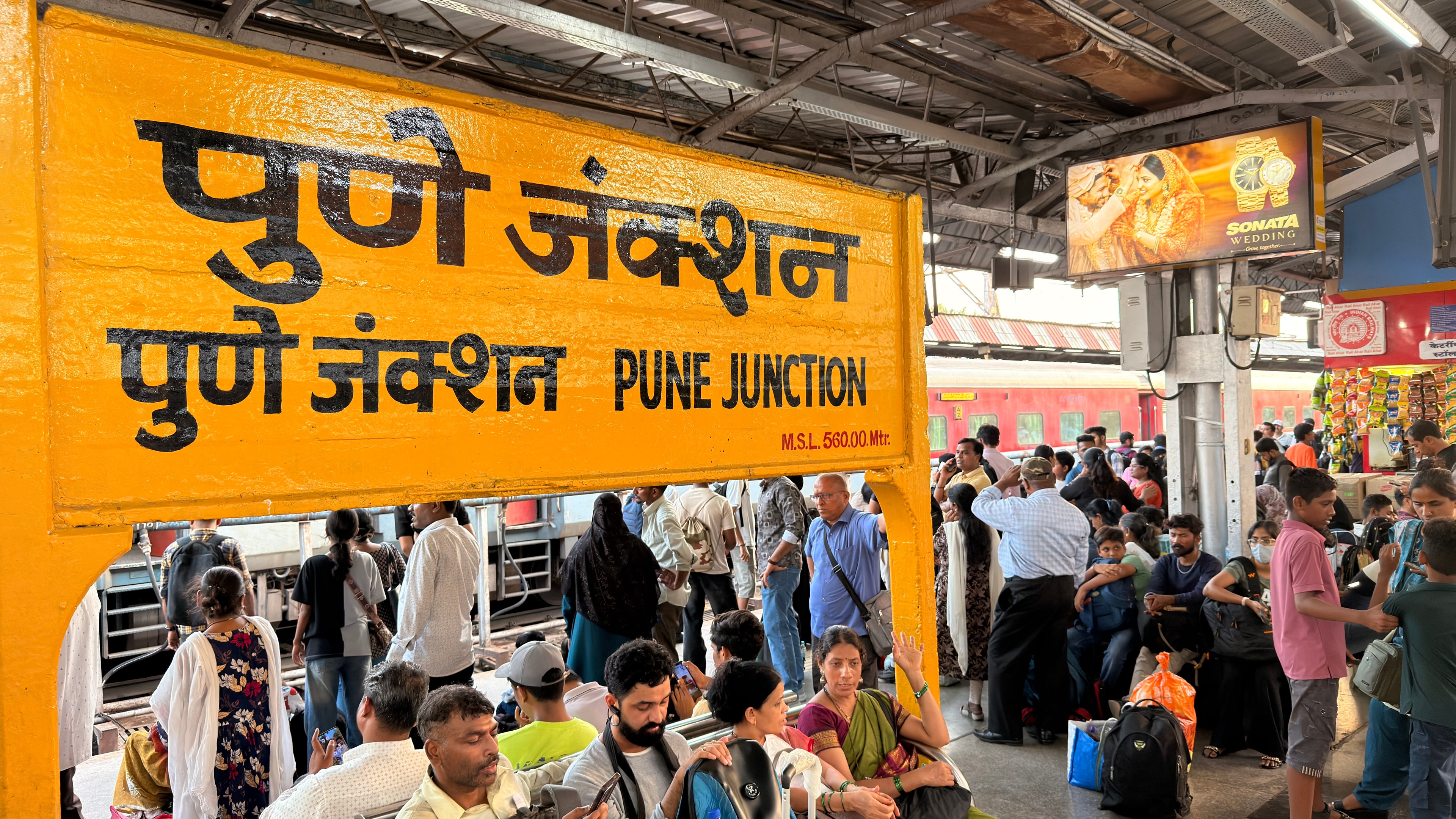 Pune Junction campaign at Pune Station Platform 2 to 6