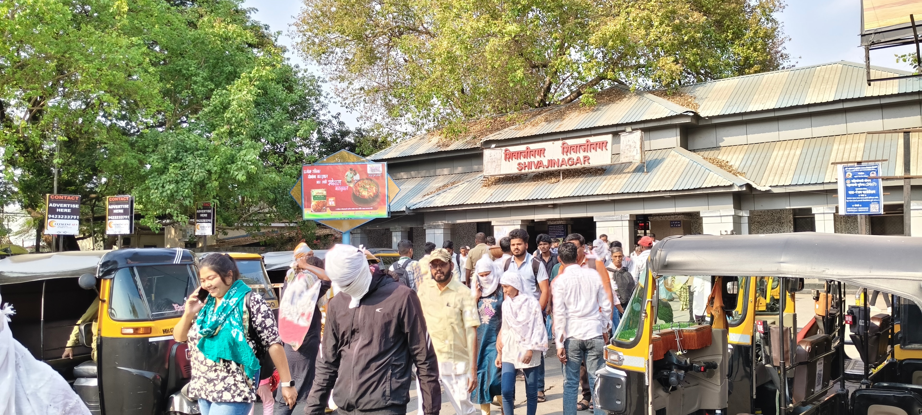 Haldiram's campaign at Shivaji Nagar Station LED